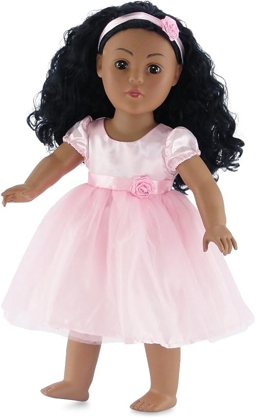 pink doll dress