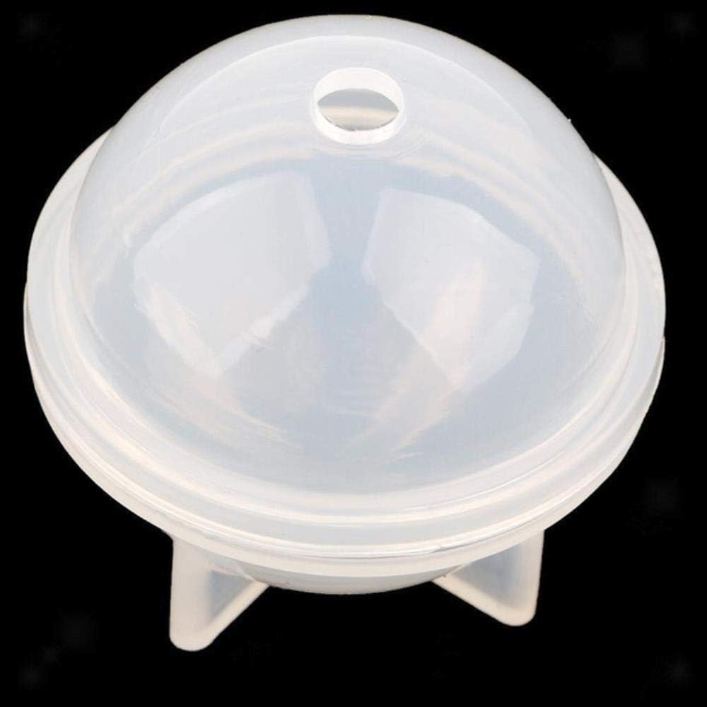 LASISZ Silicone Ball Maker Mold Round Sphere Mould DIY Resin Craft Ornament,50mm