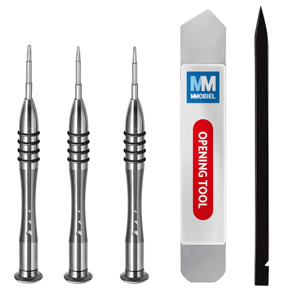 MMOBIEL Screwdriver Repair Tool Kit Compatible with iPhone, MacBook Pro/Air with Retina - Precision Screwdriver Set 3 Pcs - P5 1.2 mm Pentalobe 5 Pointed Star, T5 Torx and PH000 Philips 1.5 mm