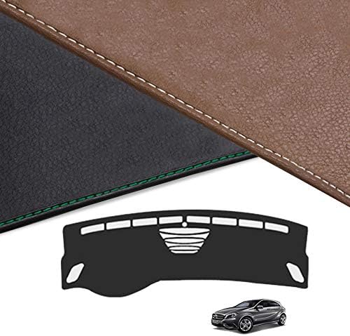 Custom Made Leather Edition Premium Dashboard Cover For Benz A Class W176 2014 2017 (Brown Leather)