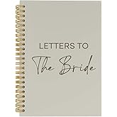 ANIANG Letters to The Bride Wedding Notebook, Wedding Planning Book and Organizer, Wedding Planner, Bride Gifts, Wedding Engagement Gifts for Couples Newly Engaged 5.5"x8.3" 164Pages Lined Notebooks
