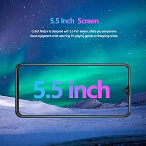 Tripla Fotocamera CUBOT NOTE 7 Smartphone 5.5 Pollici Waterdrop 3100mAh Android 10 16GB ROM Face ID Dual SIM GPS 4G… - immagine 3