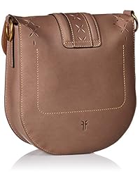 Frye Ilana Perf sillín Crossbody Bolsa Veg engrasada