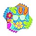 Amscan Hawaiian Luau Beach Summer Splash Luncheon Napkins, Multicolor, One Size, 36ct