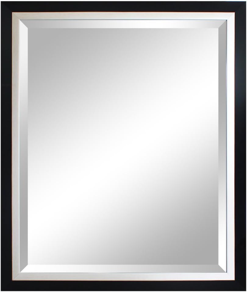 Alpine Art & Mirror Carson Framed 29 x 35 Wall Mirror, 35 x 1.25 x 29 inches