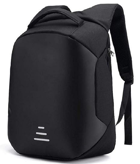 SWAGG Anti Theft Laptop Backpack Inbuilt USB Charging Port for 15.6? Laptop Waterproof Bag School College Office 30 ltrs Travel Casual Hiking Fashion Briefcase Men Women (Black)