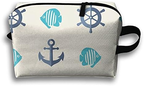 Seaman Ocean Travel Cosmetic Bag For Women High School Studentfashionable Makeup Bag Excursions Storage Pouch Bag