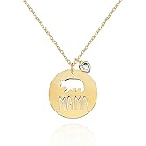 iFFkuwi Mama Necklace – Dainty and Elegant Jewelry Gift for Mom, A Thoughtful Surprise for Her Birthday, Mother’s Day, or Christmas