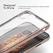 Caseology Skyfall for iPhone Xs Max Case (2018) - Clear Back & Slim Fit - Gold