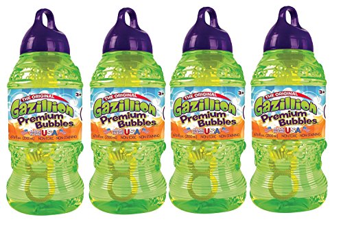 Gazillion 2 Liters Bubble Solution 4 Pack
