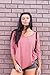 Alexander + David Women’s Modal Knit V-Neck Dolman Tunic Top with ¾ Long Sleeves (Black, Small)