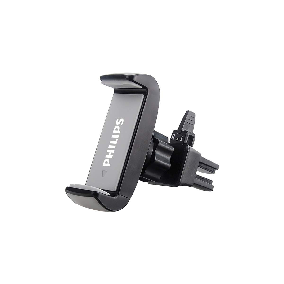 PHILIPS DLK1411AB/97 - Mobile Phone Holder Car - for Smartphone, GPS, Phablet - 360 Degree Rotation - Black