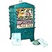 VermiHut 5-Tray Worm Compost Bin, Dark Green with Free Worm-Saver Tray