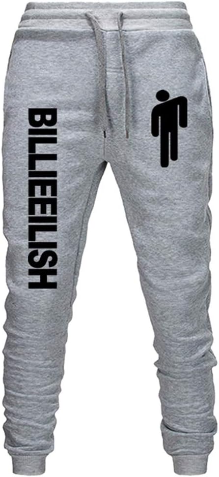 CREPUSCOLO Women's Billie Eilish Graphic Sweatpants Fans Sport Pants Track Baggy Trousers