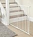 Storkcraft Easy Walk-Thru Metal Safety Gate (White) – 27 Inches Tall, Easy to Install, Pet-Friendly, Durable Metal Hardware, Ideal for Children and Larger Pets