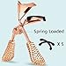Eyelash Curler, VITI 180° Wide Opening Spring Loaded Lash Curler with Refill Pads Replacement for Curled Lashes, Dramatically Curled Eyelashes & Lash Line - Rose Gold