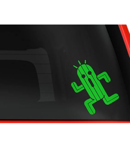Final Fantasy Cactuar Vinyl Decal Sticker - 4 X 3.4 Inch, Oracal 651 Glossy, Waterproof & UV Resistant - View #9