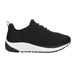 Propét Women's Tour Knit Sneaker, Black, 6.5
