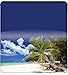Beachfront Views Personal Leather Checkbook Cover for Top Tear Personal Checks