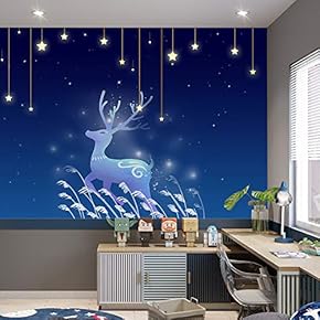 Wall Murals for Bedroom Beautiful Dream World Abstract Removable Wallpaper Peel and Stick Wall Stickers - 66x96 inches