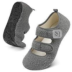 LeIsfIt House Slippers for Women Men Wide Diabetic