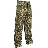 Mossy Oak Camouflage Cotton Mill Hunting Pants, Greenleaf, Large