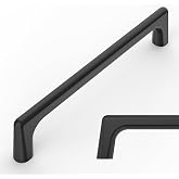 Amerdeco 10 Pack Matte Black Cabinet Pulls 5" | Kitchen Cabinet Handles Hardware Kitchen Handles for Cabinets Cupboard Handles Drawer Pulls ZH0041