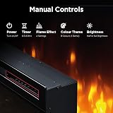 Dimplex Prism Optiflame Electric Wall Fireplace 50" Media Wall Built-In Heater view 10