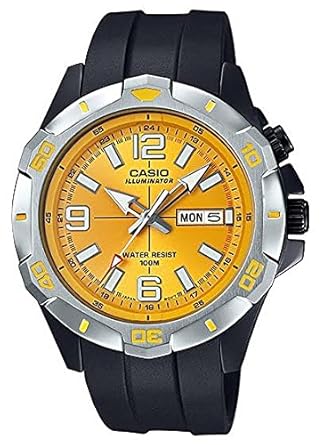 Casio Herren Analog Quarz Uhr mit Resin Armband MTD-1082-9