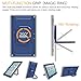 Fintie Case for Amazon Fire HD 10 (7th and 9th Generations, 2017 and 2019 Releases) - [Tuatara Magic Ring] 360 Rotating Multi-Functional Grip Carry Cover w/Built-in Screen Protector, Navy