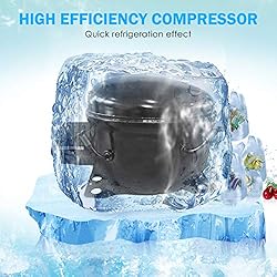 COSTWAY Countertop Ice Maker, 26LBS/24H Portable