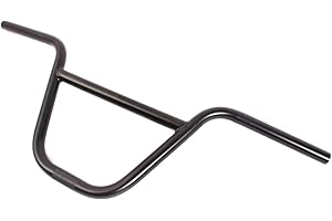 KHEBIKES KHE BMX handlebar 8" inch black clamping ribbed only 1.64lbs width 680mm