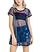 Full See Through T-Shirt Dress Mesh Outfit Women