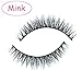 MY-020 luxurious 100% Mink Hair Short Cross Daily False eyelashes fake eye lashes