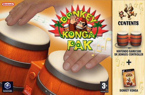 #62 — Donkey Konga (Includes Bongos) (GameCube)