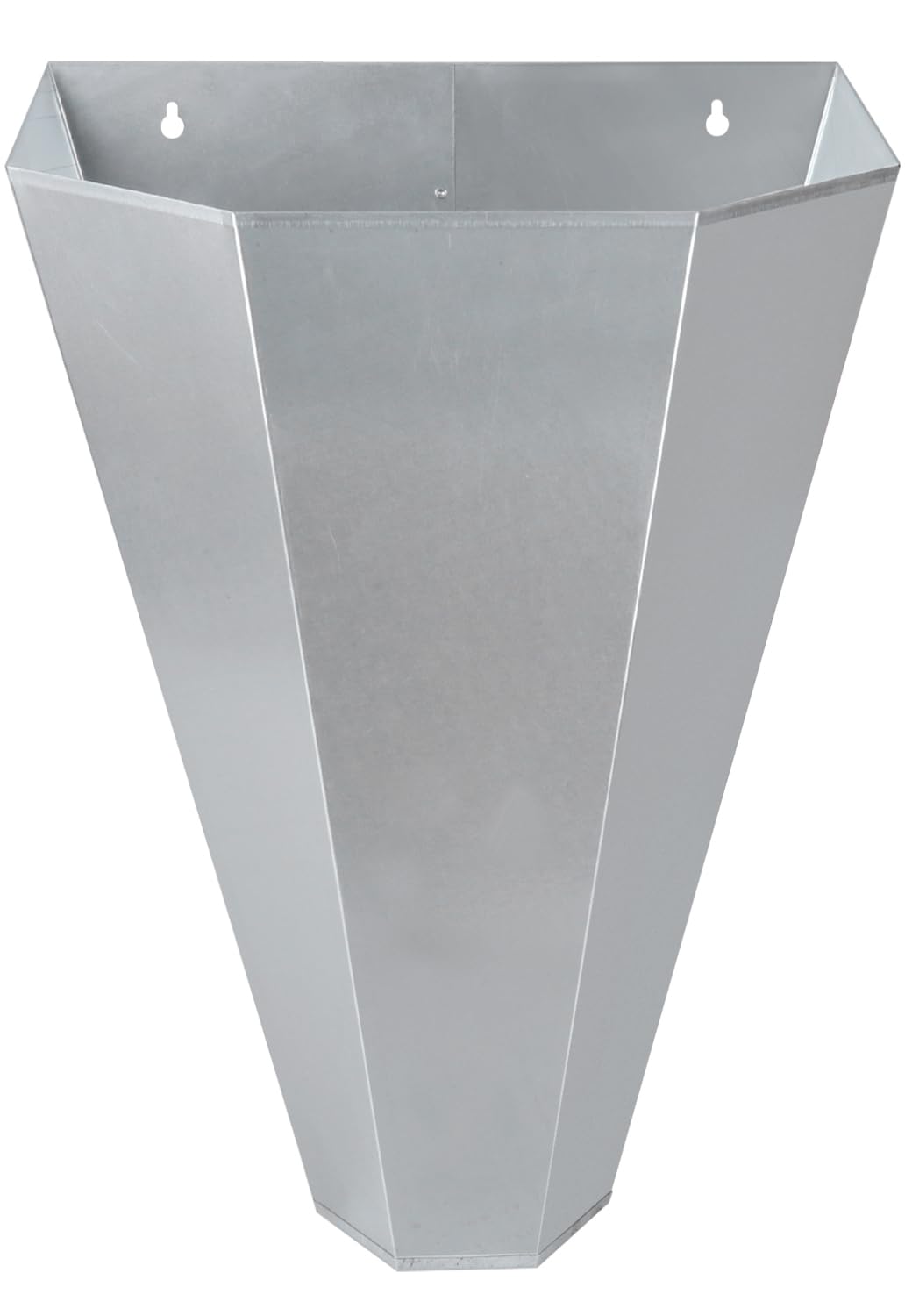 Photo 1 of 8-14 Pounds Large Chicken Restraining Cone, Galvanized Steel Killing Cone with Flat Back Design, for Chicken as Cornish Cross, Rhode Island Red and Turkeys, Easy to Clean (Silver, Large)