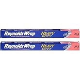 Reynolds Wrap Heavy Duty Aluminum Foil, 37.5 Square-Foot Roll (Pack - 2)