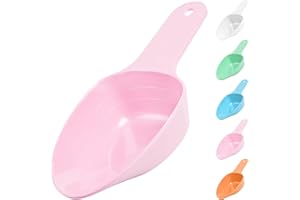 FURMYLOVE Dog Food Scoop-Melamine Pet Food Measuring Cup - 1 Cup 1/2 Cup 1/4 Cup Dog Cat Bird and Rabbit Food Feeding Scoop Dishwasher Safe - Pink
