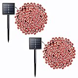 VMANOO Solar Outdoor String Christmas Lights 72Ft
