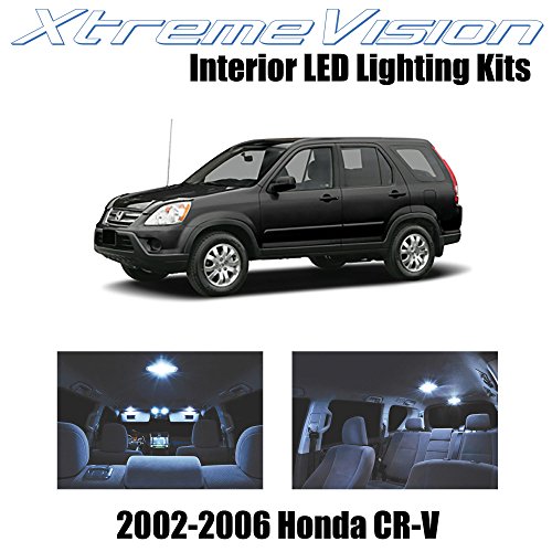 Click Here to See More Images Xtreme Vision Honda CR-V 2002-2006 (12 Pieces) Cool White Premium Interior LED Kit Package + Installation Tool