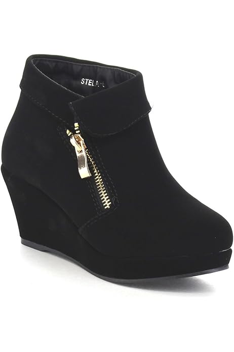 little girl high heel ankle boots