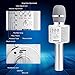 BONAOK Karaoke Microphone (white)