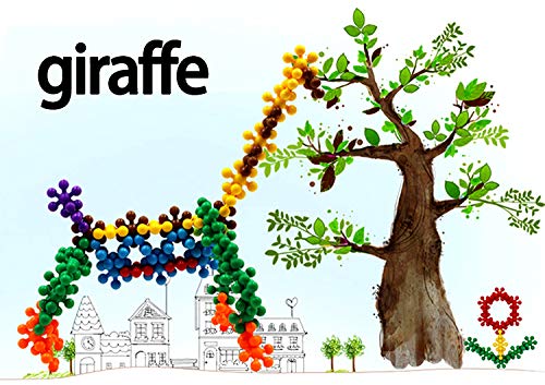 FEENM Creative Kids Brain Plum Building Blocks STEM Toys Interlocking Plastic Disc Set Snowflake for Safe, Fun, Creative Building Educational STEM Construction Toy Gift for Boys & Girls
