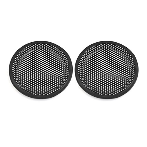 uxcell 2pcs 6 inch Car Speaker Mesh Sub Woofer Subwoofer Grill Dust Cover