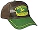 John Deere Men's Vintage Logo Reverse Trucker, Green, One Size