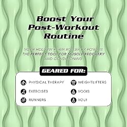 Textured Foam Rollers for Muscle Massage