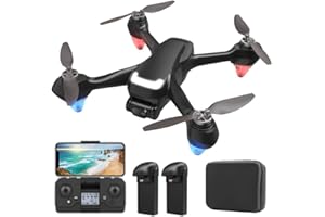 Bingchat FREEforEXCHANGE NewUpgraded GPS Drone with Camera 1080P HD, Drone for Kids and Beginners with GPS Return Home, Follow Me/Car, GPS Stable Hover Drone, 40 Mins Long Flight, 50×Zoom, Cool Flash lights, Circle Fly, Waypoint Fly, VR Mode, Gifted Packed, under 250g