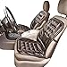 Stylish Comfortable Leather Elastic Strap Car Seat Cushion - Also Good for Office or Home, Black