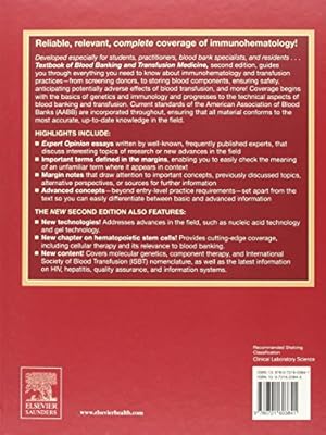 Textbook of Blood Banking and Transfusion Medicine, 2e
