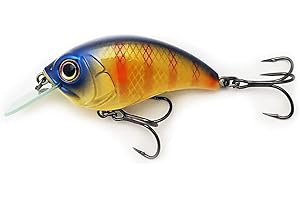Bill Lewis Lifelike SB-57 3/8 OZ. MDJ Series Squarebill Crankbait Fishing Lure with Mustad Triple Grip Hooks